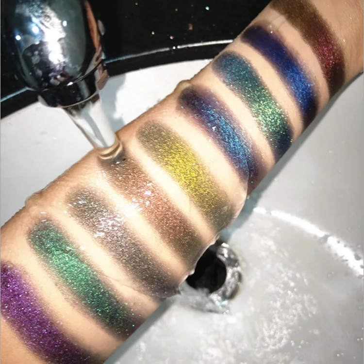 High Pigment Glitter Eye Shadow Cream Chameleon Glitter Halloween Eye Shadow