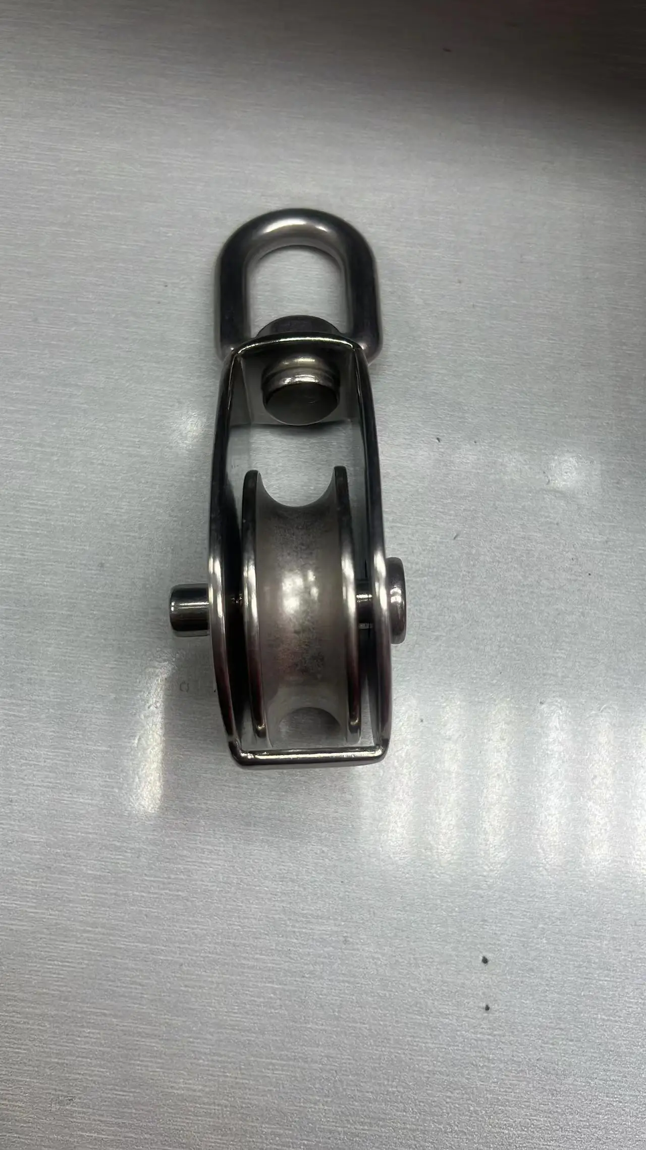 SS 316 Pulley Stainless Steel Single Wheel Swivel Pulley Wire Rope Block 20mm 25mm 32mm