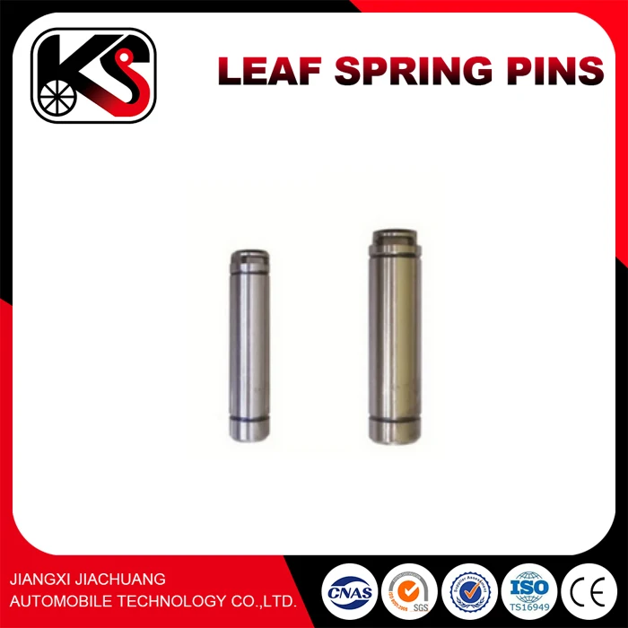 truck leaf spring pin with square and round wedge