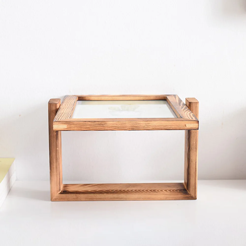 Home Decor rotatable slid pine Wooden Picture Frames Creative photo Decorative gift Wooden Photo Frame