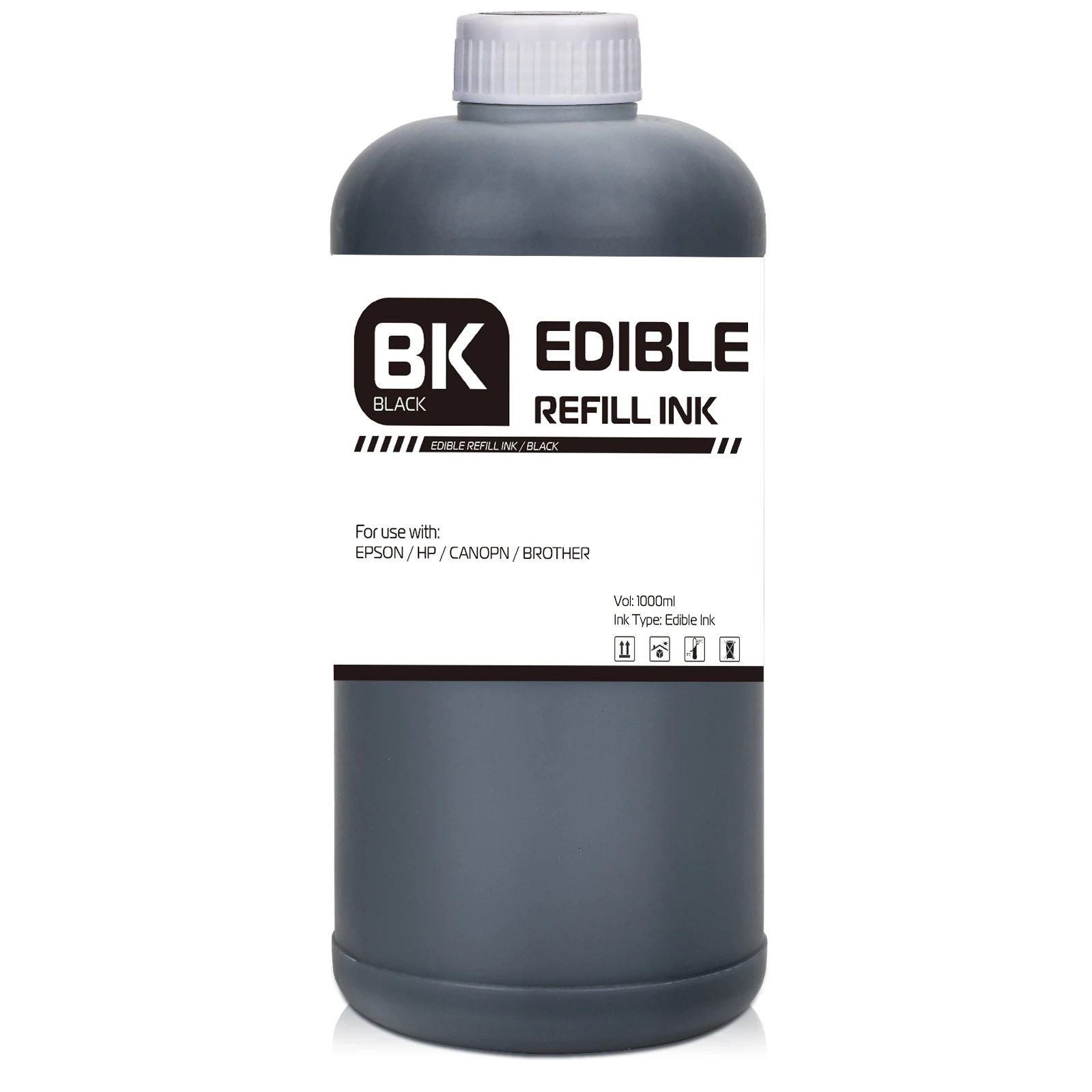 6 Colors 1000ml/bottle Food Grade Edible Ink For Canon Cake inkjet IP7280 IX6580 MG5680 Printer