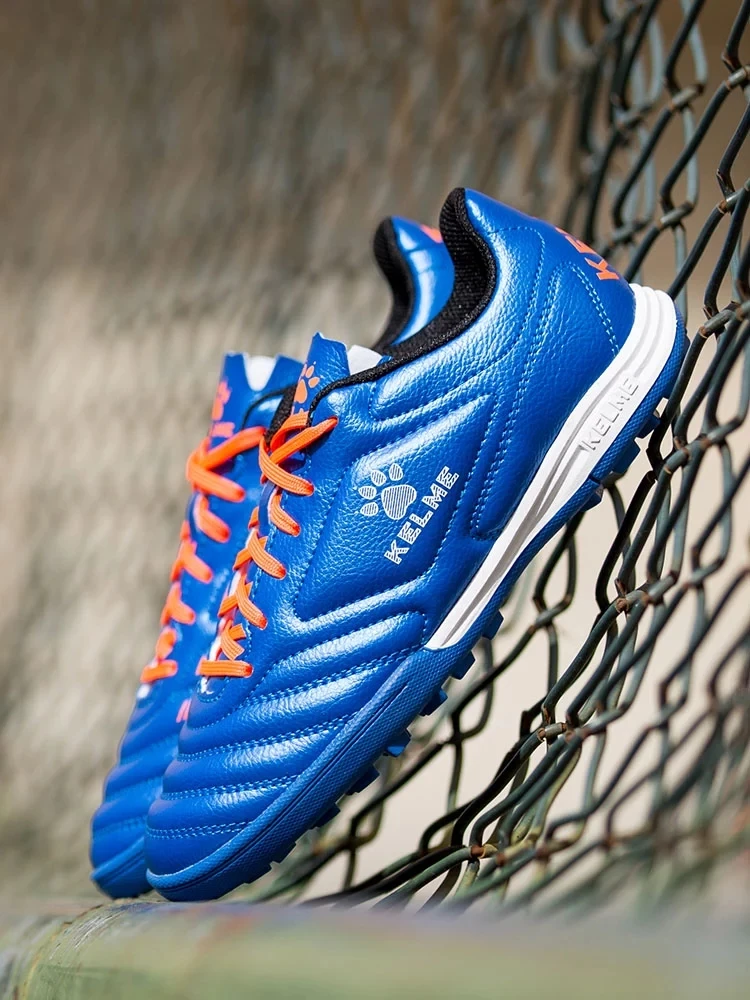 Детская футбольная обувь KELME футбольные бутсы оригинальные детские белые профессиональные