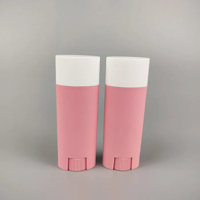 15g Empty Chap stick Tube Lipstick Container  Flat Oval Lip Balm Tube Portable Makeup Lipstick Tubes With Lid