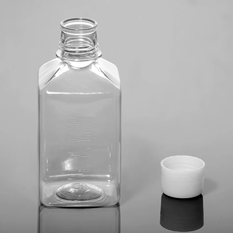 Sorfa High quality liquid medicine handling products plastic pc square media bottle