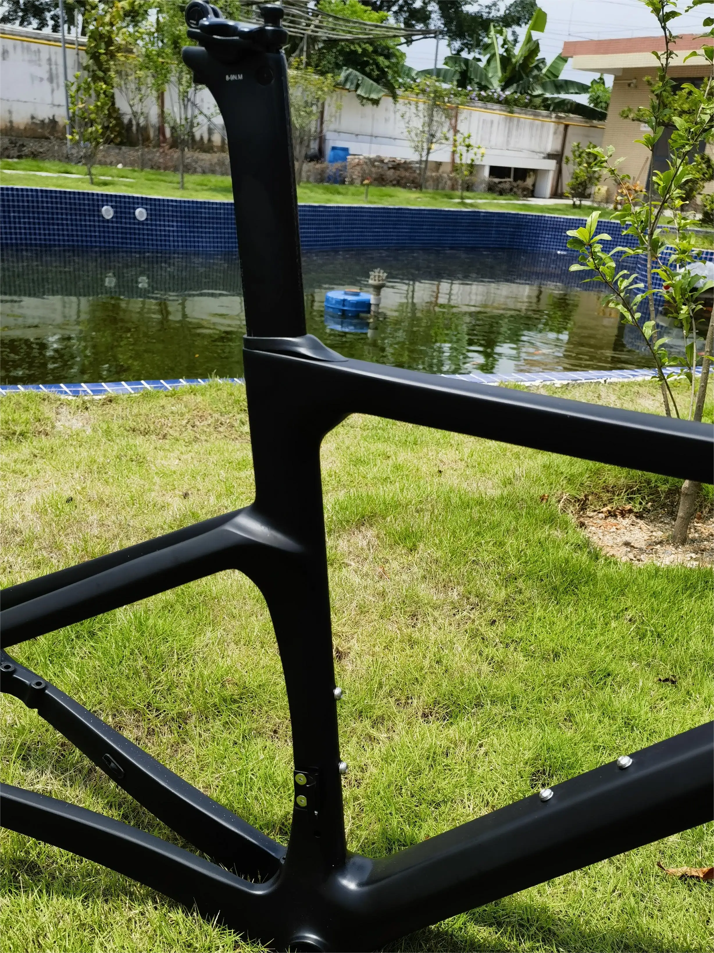 Oem Carbon Road Bike Frames Thru Axle 12*142Mm Racing Carbon Fiber Disc Frame 700C