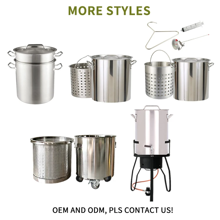 Уличная фритюрница из нержавеющей стали по заводской цене чайник для кипячения с газовой горелкой