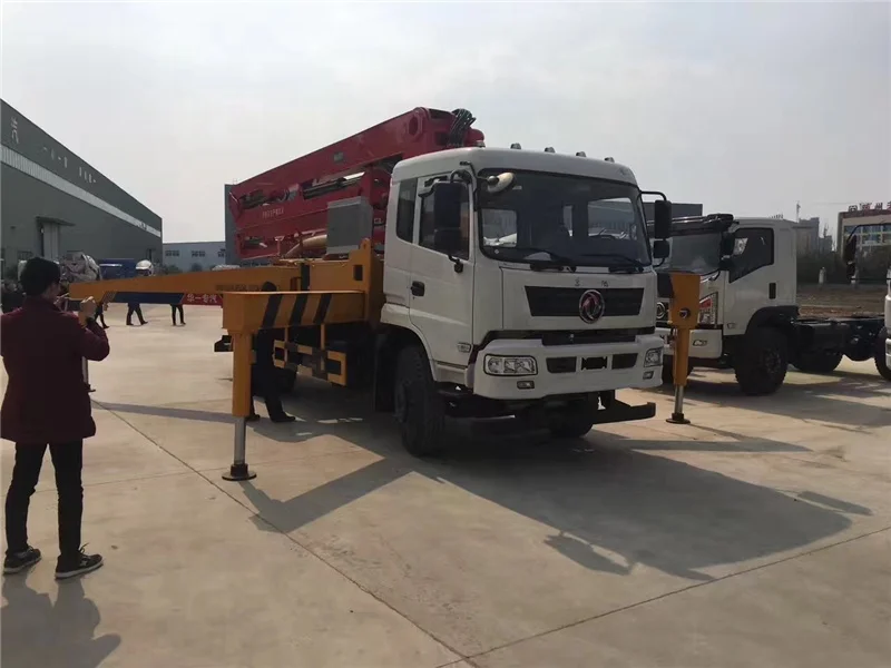 4x2 Dongfeng 290hp 35m cost of concrete pump trucks