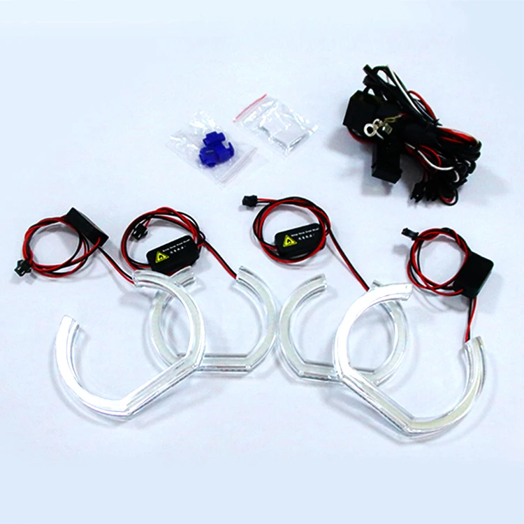 Headlight U Shape Horse Shoe Crystal Acrylic Halos Dtm Angel Eyes For E53 E60 E70 E82 E87 E90 E92 F10 F30 E36 E46