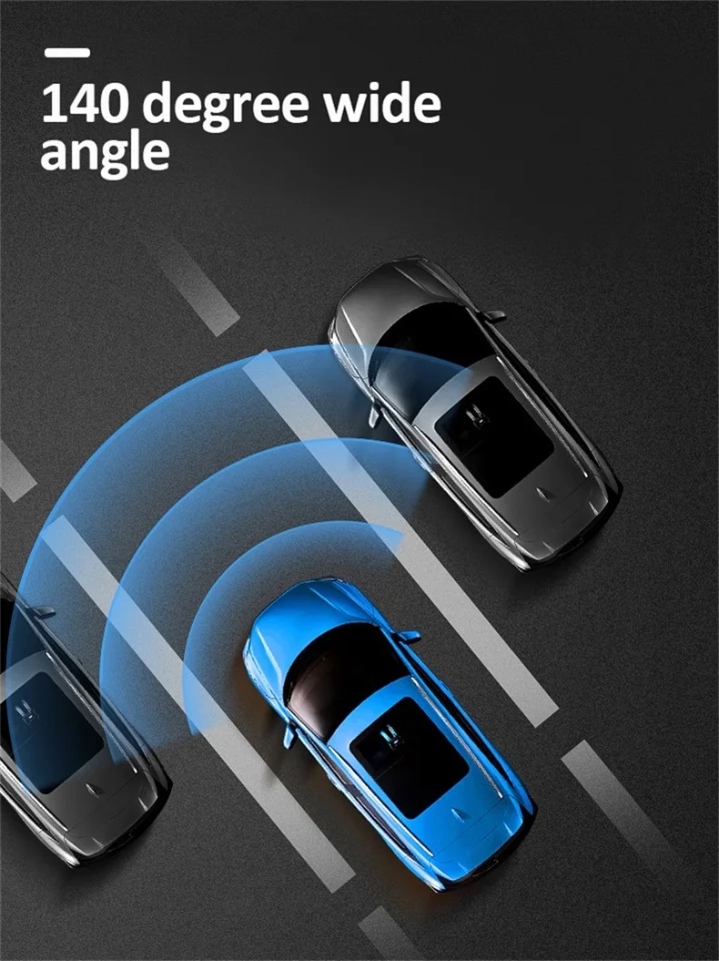Скрытая камера 360 градусов полный высокой четкости 1080p черный ящик автомобиля тире с возможностью съемки видео 4k мобильный запись ночного видения
