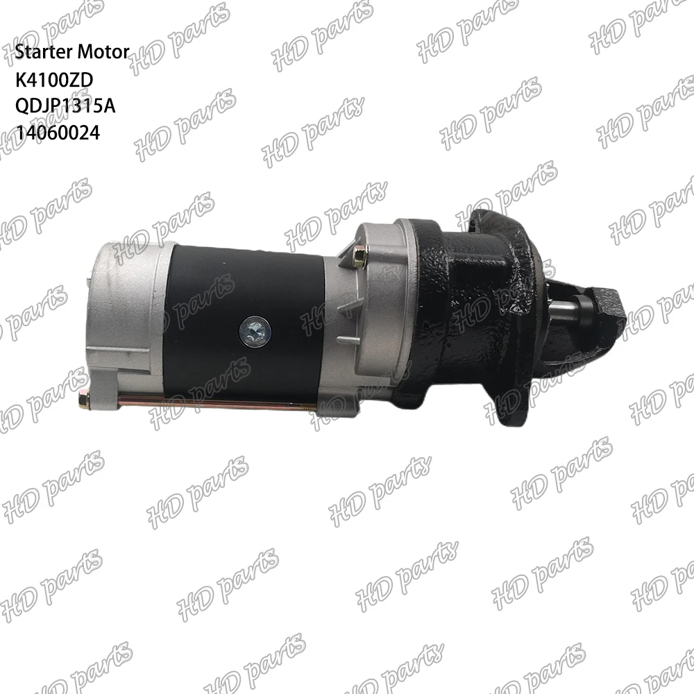 K4100ZD Starter Motor 11T 12V 3.7KW QDJP1315A 14060024 Suitable For Weichai Engine Parts
