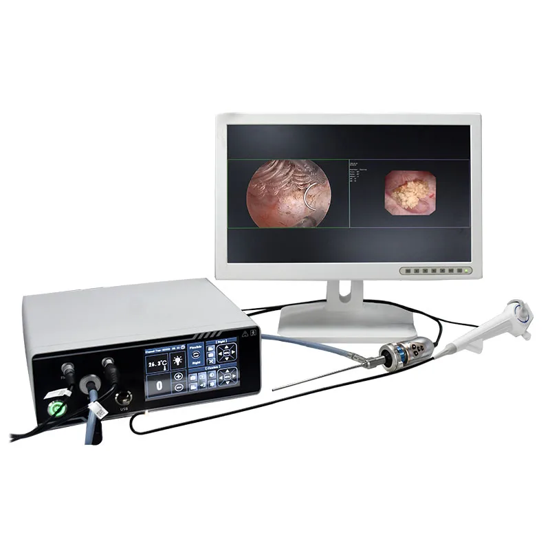 2-in-1 High Resolution Integrated Rigid and Flexible Endoscopic System Integrated Medical Imaging Solution