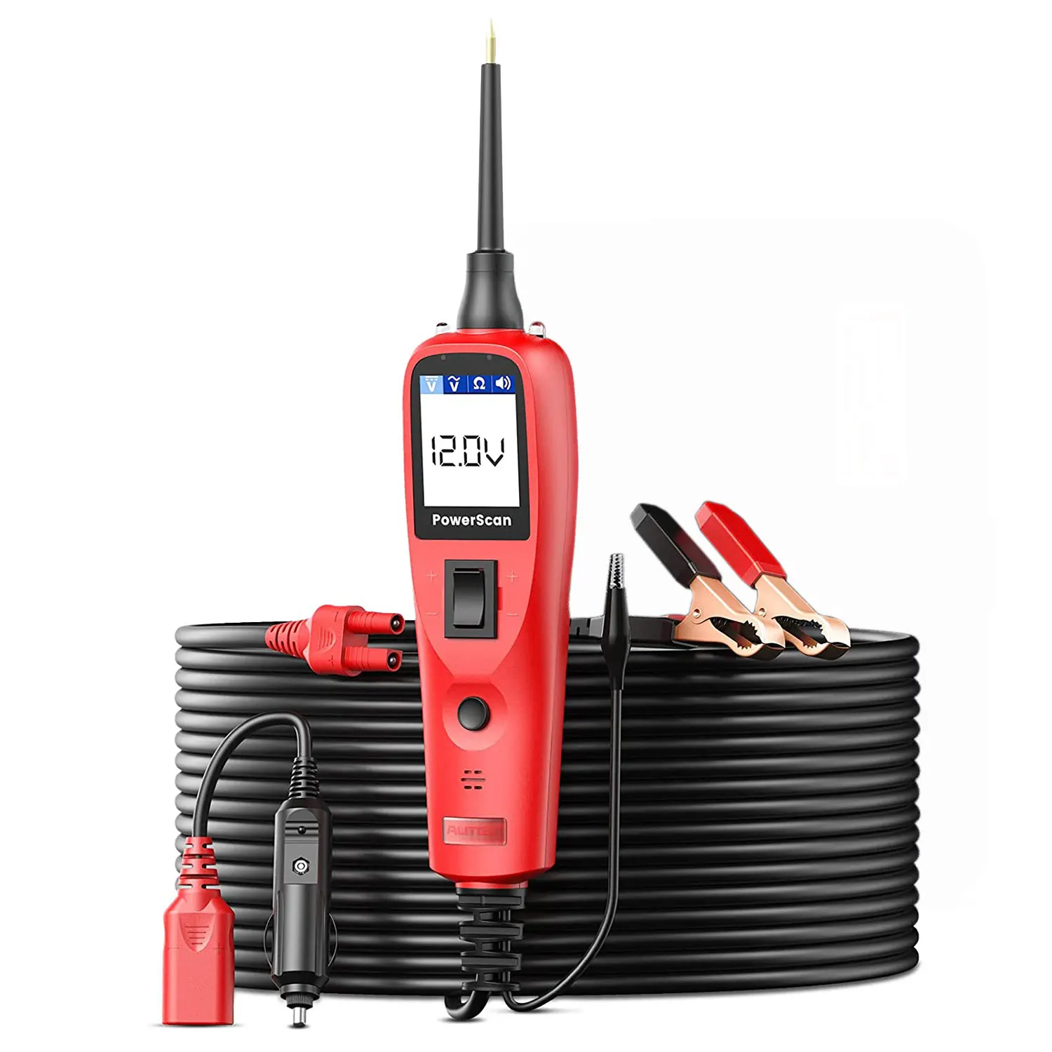 Autel Официальный магазин оригинальный powscan PS100 авто электрические системы сканер алтарь OBD2 диагностические инструменты для всех автомобилей