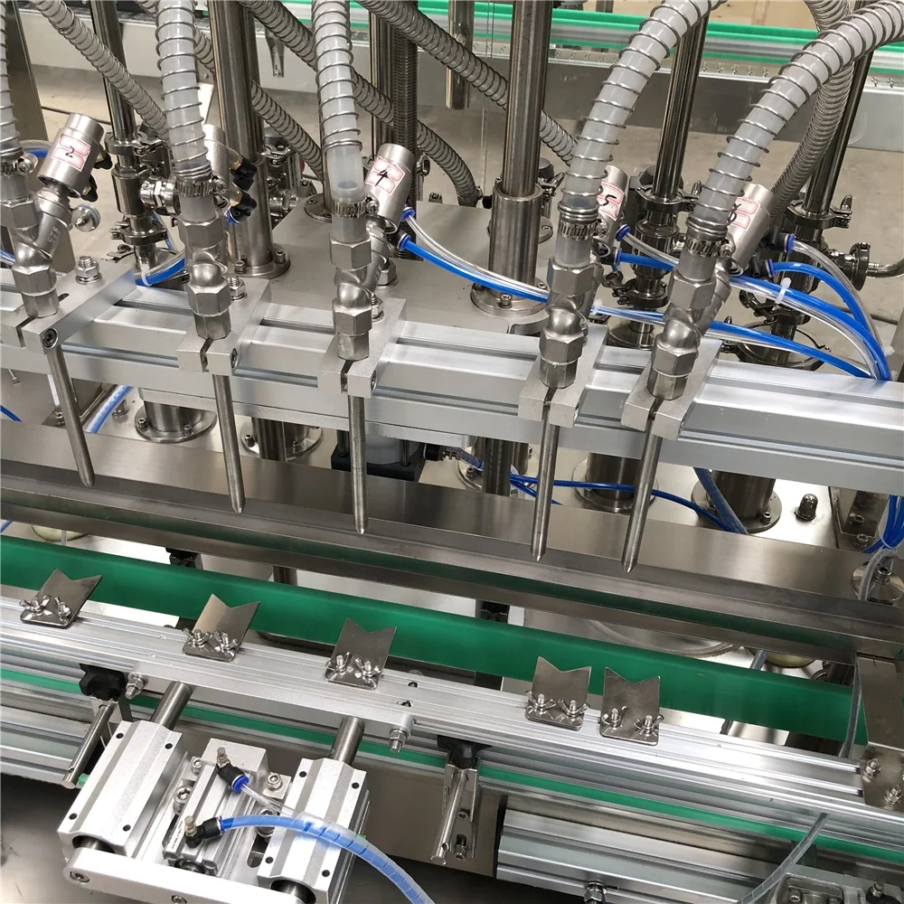 Linear filling machine, automatic liquid dispensing packaging machine