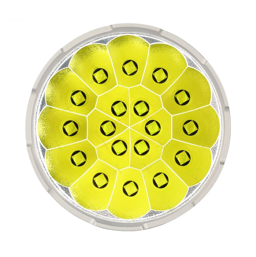 Ip56 100000 Lumens ms18 Waterproof With Battery Intelligent Charging Strongest Led Usb Flashlight