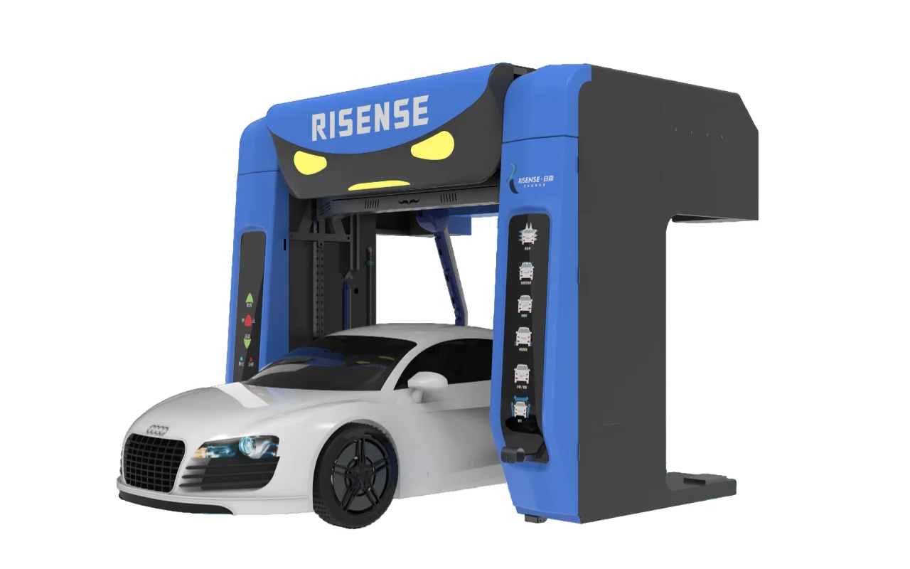 Автоматическая бесконтактная автомойка с двойной ручкой