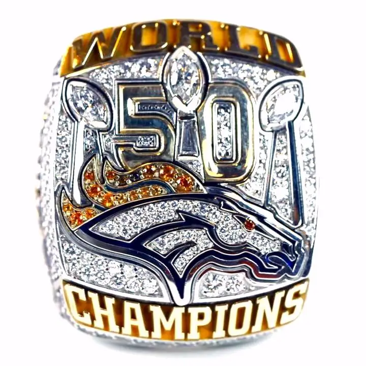 2015 Denver Broncos чемпионское кольцо на заказ чемпионские кольца