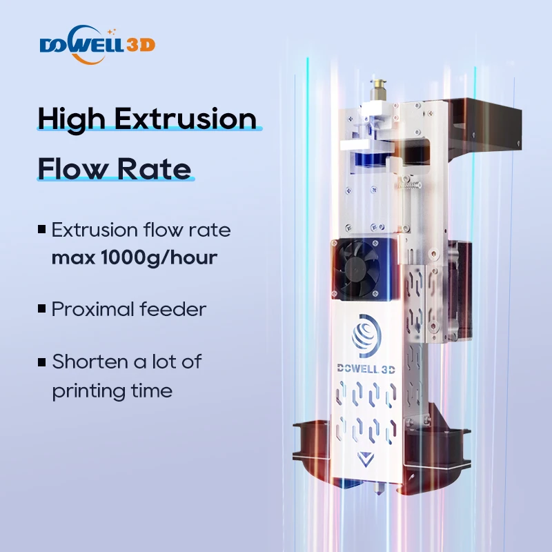 DOWELL 2000mm 3dprinter with enclosure industrial Dual extruder imprimante 3d printing machine Sculpture 3d printer