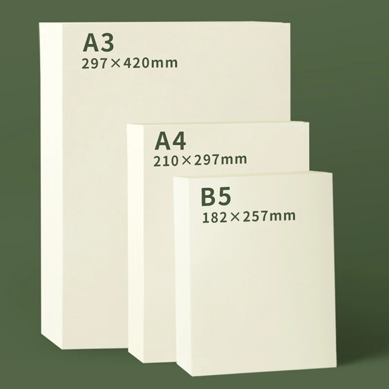 Заводская цена A4 A3 120gsm непокрытая белая доска цвета слоновой кости бумага без дерева OEM собственный логотип слоновая кость офсетная листы