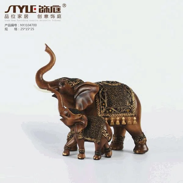 Luffy Resin Statue Elephant Decoration Sculpture Statue Art Sculpture Resin Art