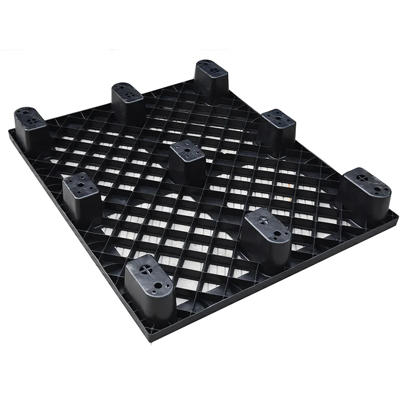 warehouse cheap euro recycling new single faced 4-way plastic flooring pallet factory for sale