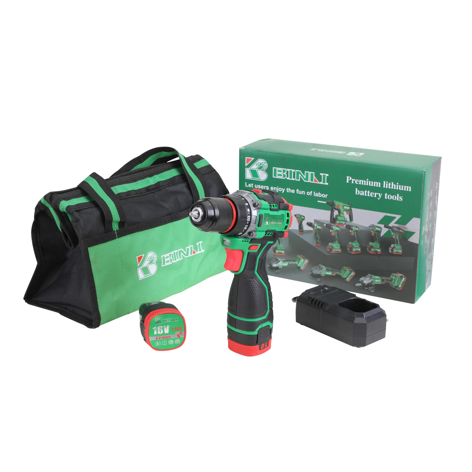 brushless drill 16. 8 Volt Binli Hot Pin Brushless Drill