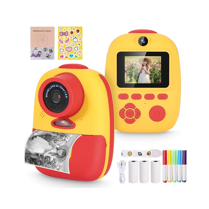 Wholesale Smart Educational Toys Photo Video Kids Camera 2 Inch Children Instant Print Camera