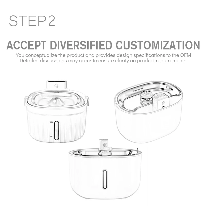 Wholesale Smart Pet Products Factory Customized Smart Water Dispenser OEM/ODM Wholesale Customized Smart Pet Fountains