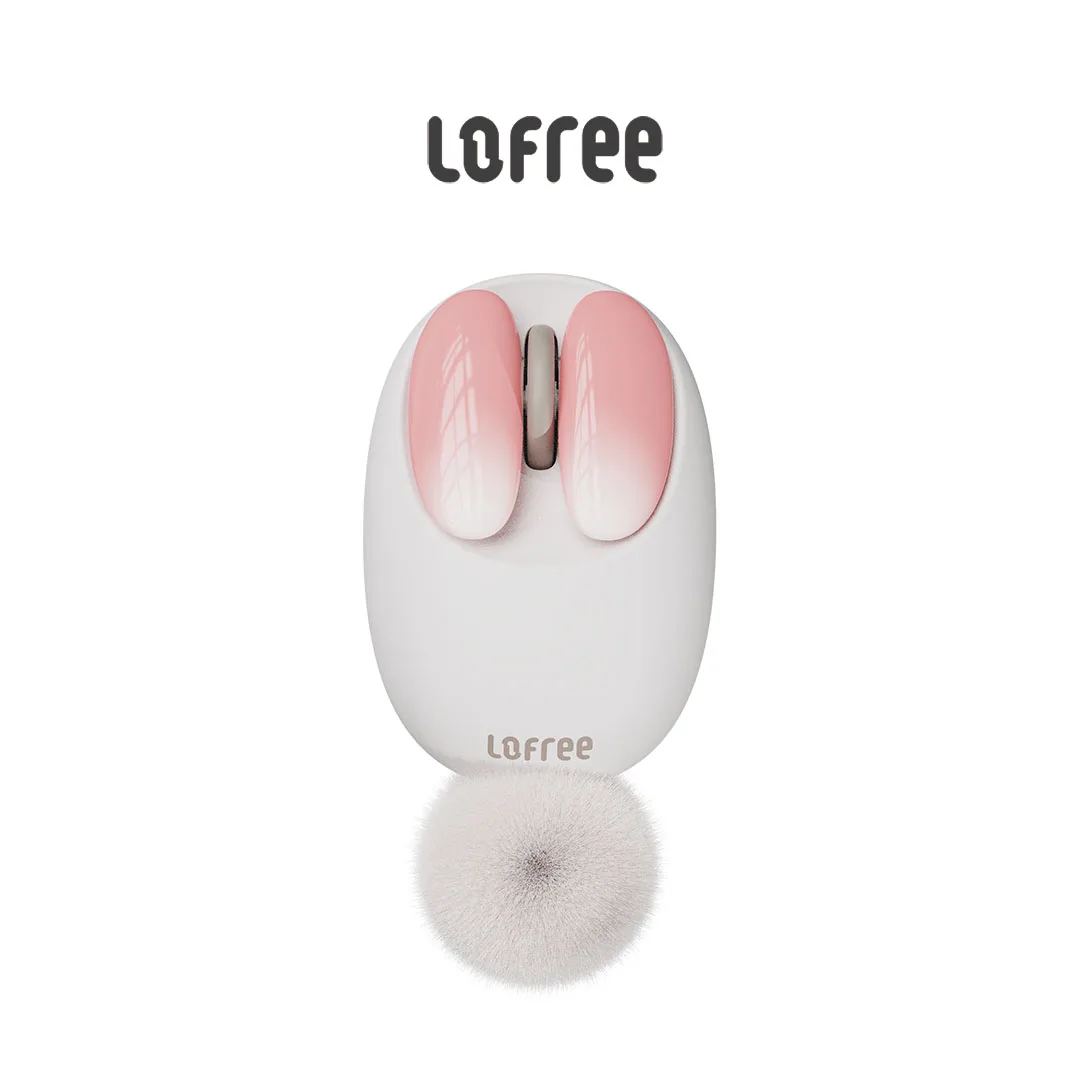 LOFREE Creative BT Wireless Mouse For Laptop Desktop Android Windows IOS System Wireless Mouse For Girls Christmas Gift