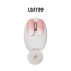 LOFREE Creative BT Wireless Mouse For Laptop Desktop Android Windows IOS System Wireless Mouse For Girls Christmas Gift