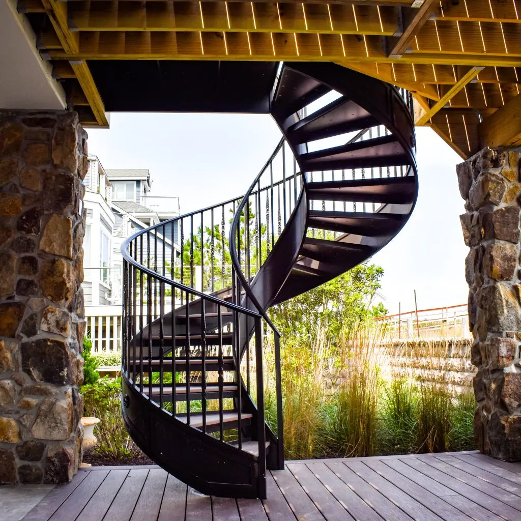 US Australia Hot sale outdoor spiral staircase resident metal staircase From the Foshan factory in China
