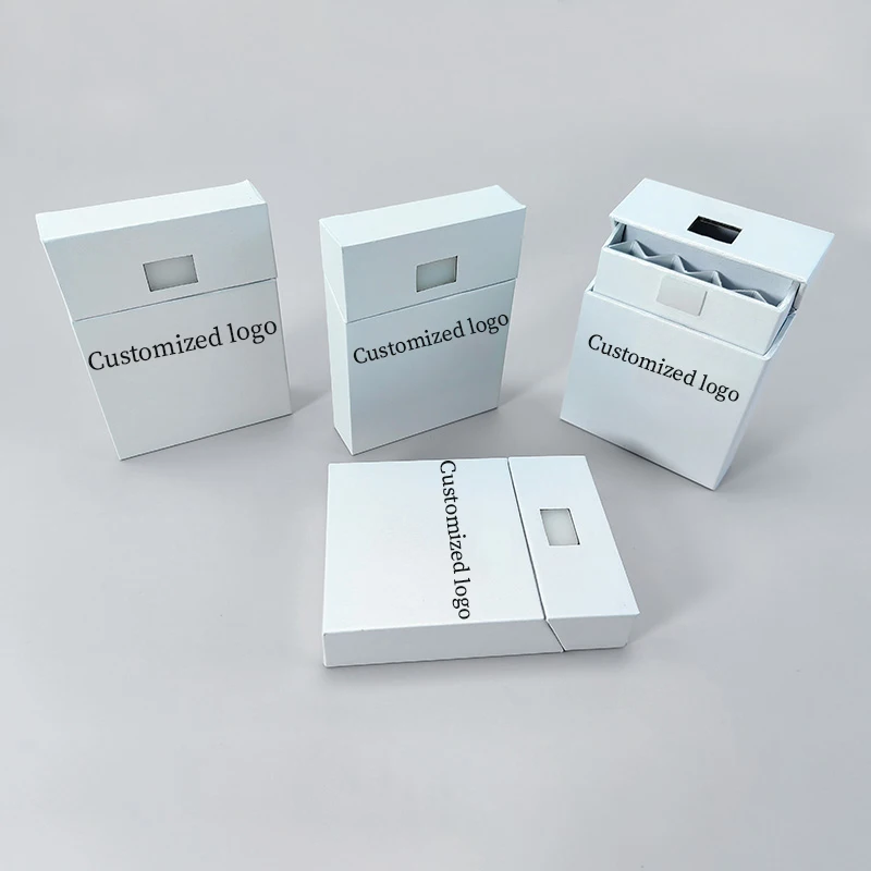 Custom Pre Child Resistant Roll Paper box packaging childproof cigarette box with CR Button Tobacco Packaging