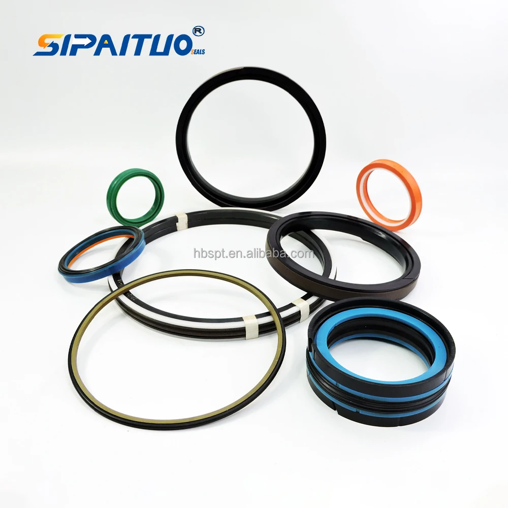 SPT Ptfe Бронзовый spgw Гидравлический поршневой уплотнительный кольцевой шток уплотнения SPG для компонентов экскаватора
