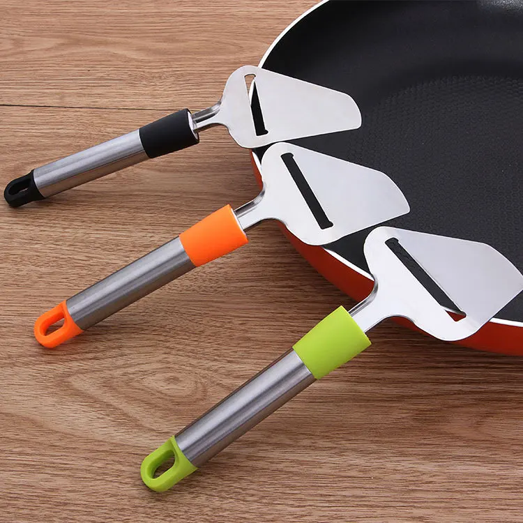 Stainless Steel Pizza Shovel Butter Cheese Cutter Slicer Pizza Shovel