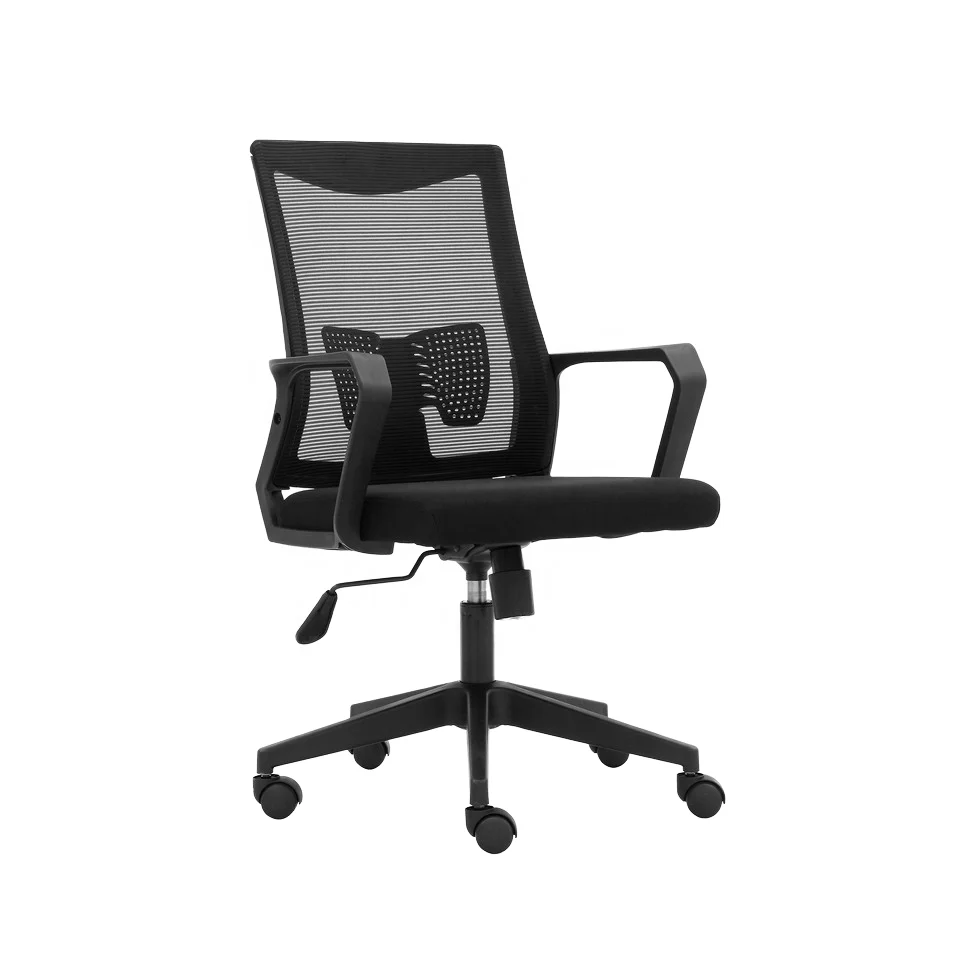2024 Small Mesh Fabric Staff Office Chair Contemporary Design Style 150kg Capacity