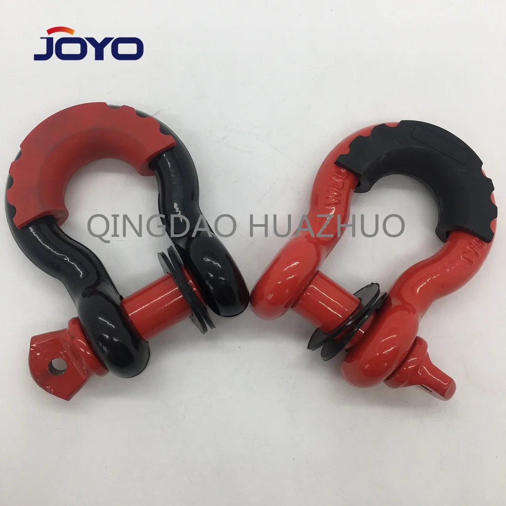 Hitch Receiver 4.75T Alloy Steel Drop Forged 3/4 Screw Pin Tow Shackle for Truck Jeep, ISO9001...