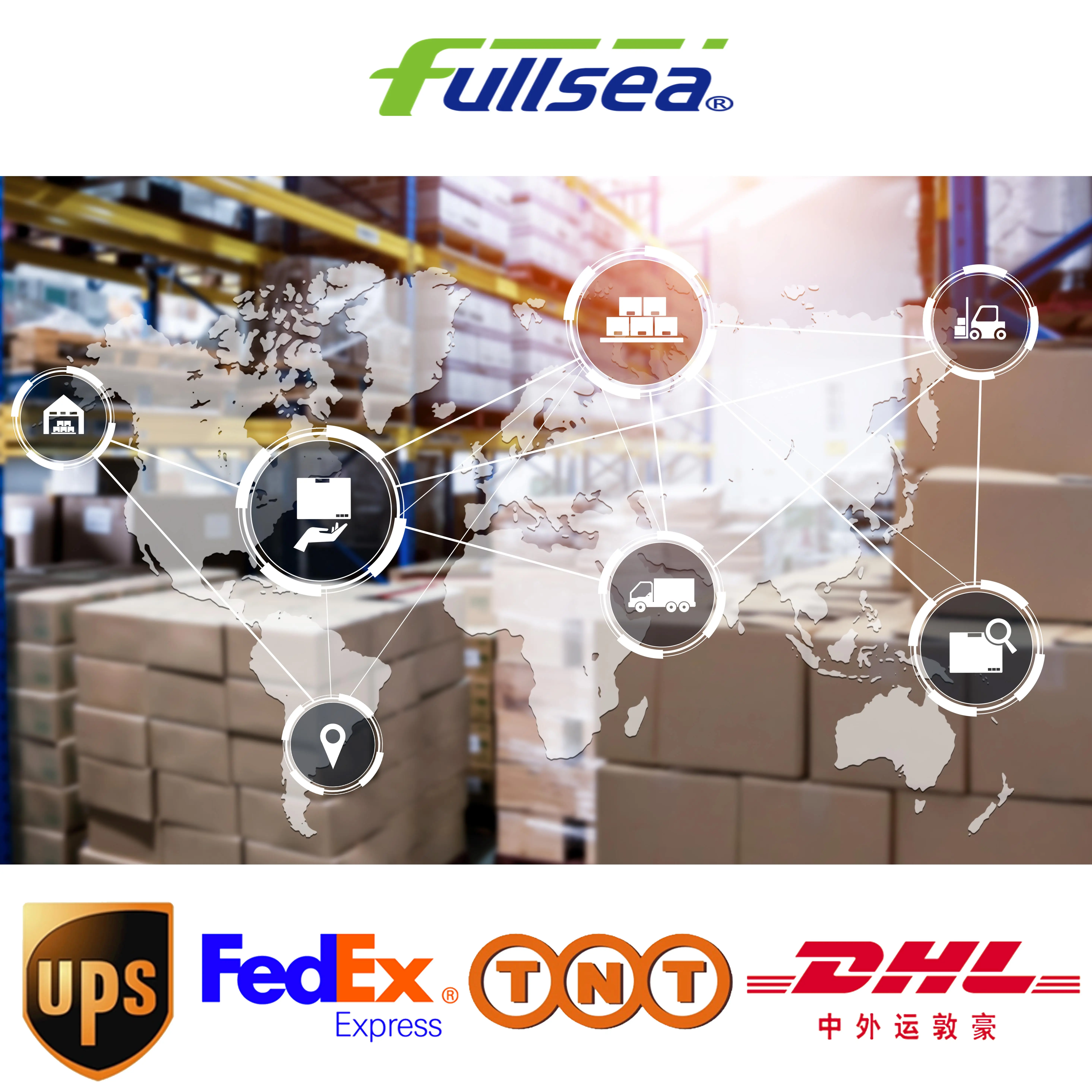 UPS/DHL/FEDEX/TNT Fast Air Freight Door to Door Shipping Agent from China to America/Asia/Europe