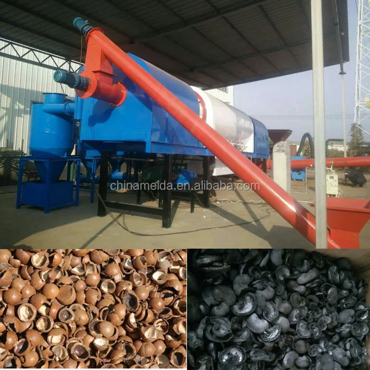 High Quality wood log charcoal making machine coconut shell carbonization machine sawdust wood charcoal carbonization furnace