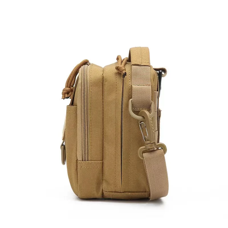 Tactical Crossbody Bag Functional Camouflage Outdoor Sports Convenient Waist Pack Storage Shoulder Leisure Cell Phone Handbag