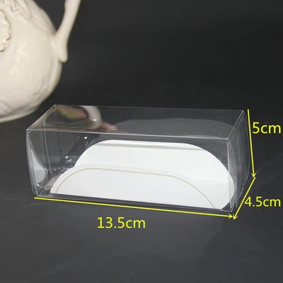 IMEE 1 4 5 7 Piece Transparent Popsicle Cakesicle Box Dessert Cake Eclair Sweets Bakery Pastry Box With Clear Lid and Insert