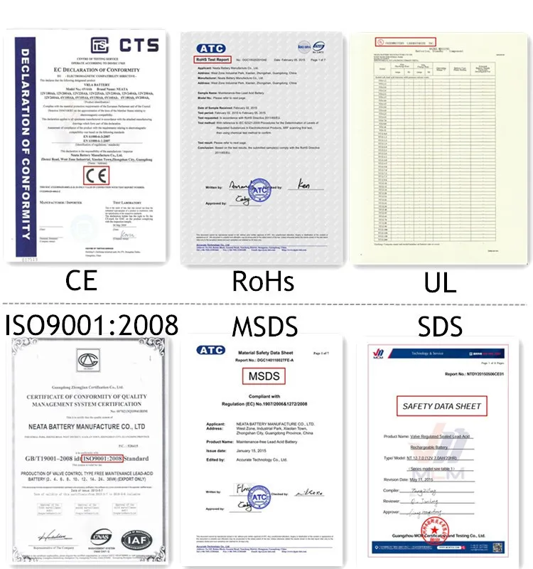 Solar Panel Energy Storage MF VRLA Rechargeable Gel 12v 100ah Valve Regulated Lead Acid Battery