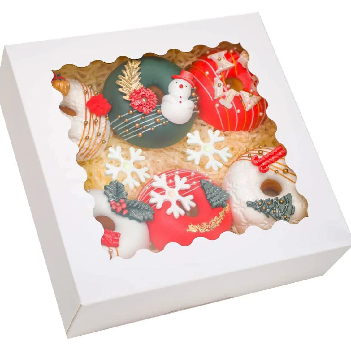 Factory wholesale customized size Chocolate folding Holiday gift giving packaging carton box for candies and cakes