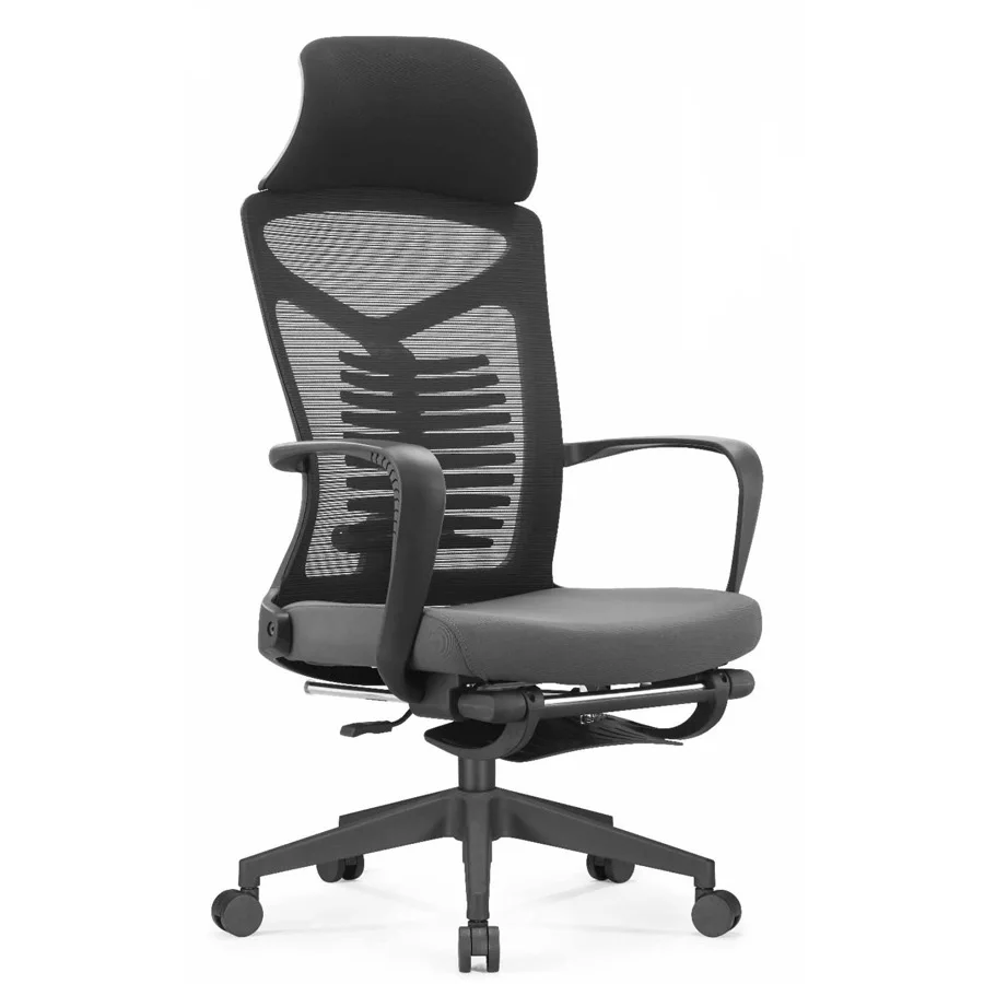 Modern high back ergonomic mesh office computer chair with headrest