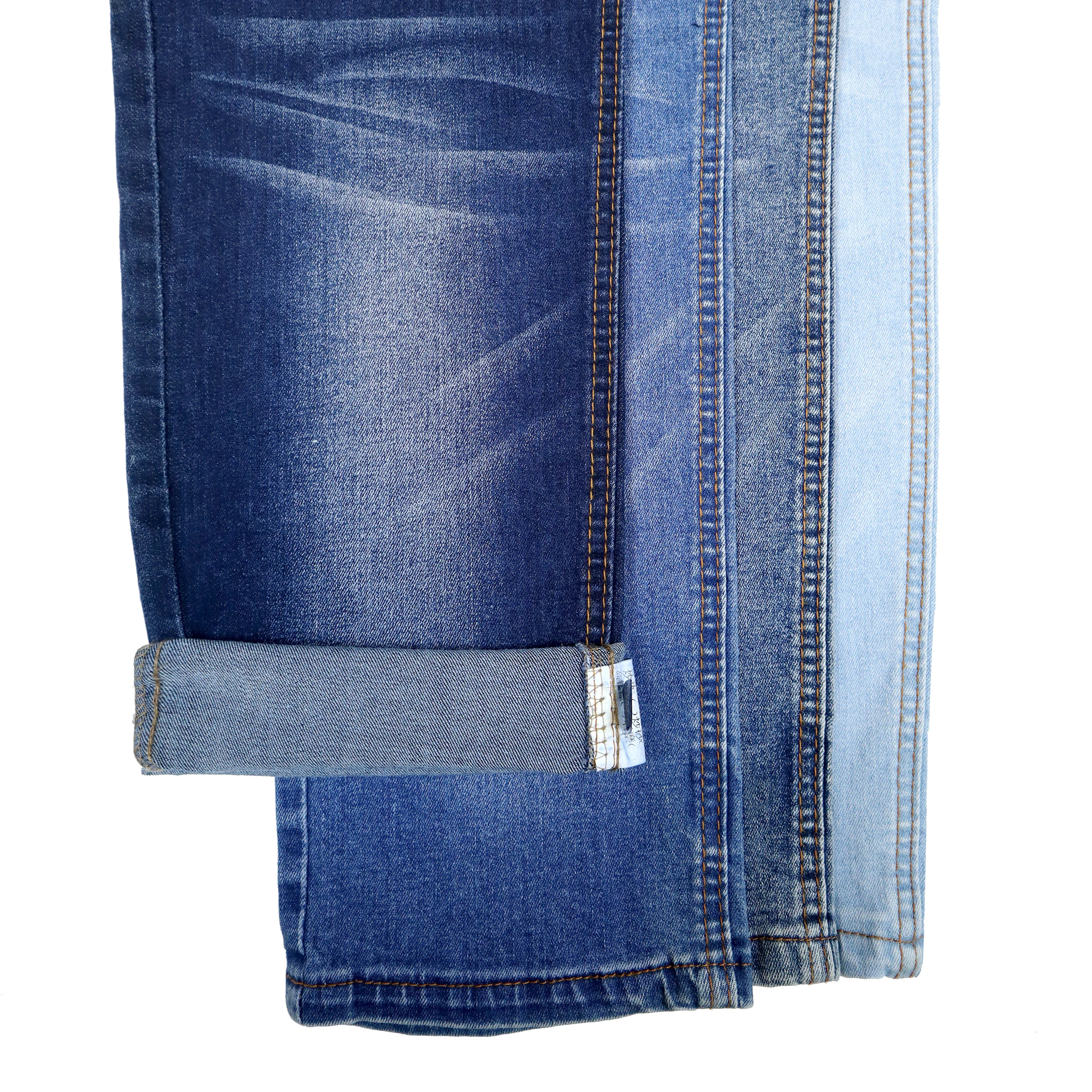 73%cotton 23%polyester 3%rayon 1%spandex toughmax denim cordura fabric China Factory Soft Denim Jeans Fabric Textile