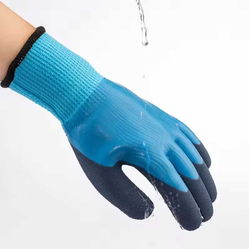 Противоскользящие защитные рабочие перчатки высокоэластичные полиэфирные перчатки для сада рекламные подарки