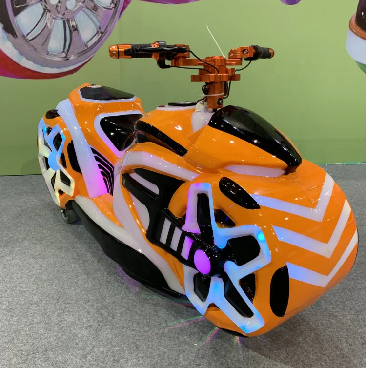 Amusement Park Rides Cool Lights Fengshen Motorcycle Ride On Car Battery Electric Bumper Car For Sale