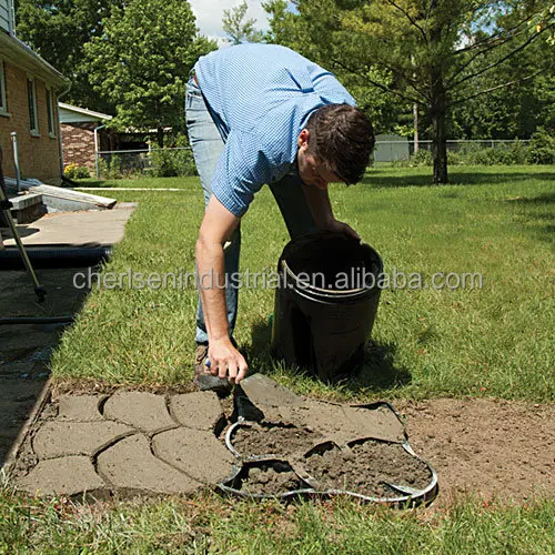 High Quality Home Garden DIY Decorations Walkway Mold Plastic Concrete Paving Molds Factory Price