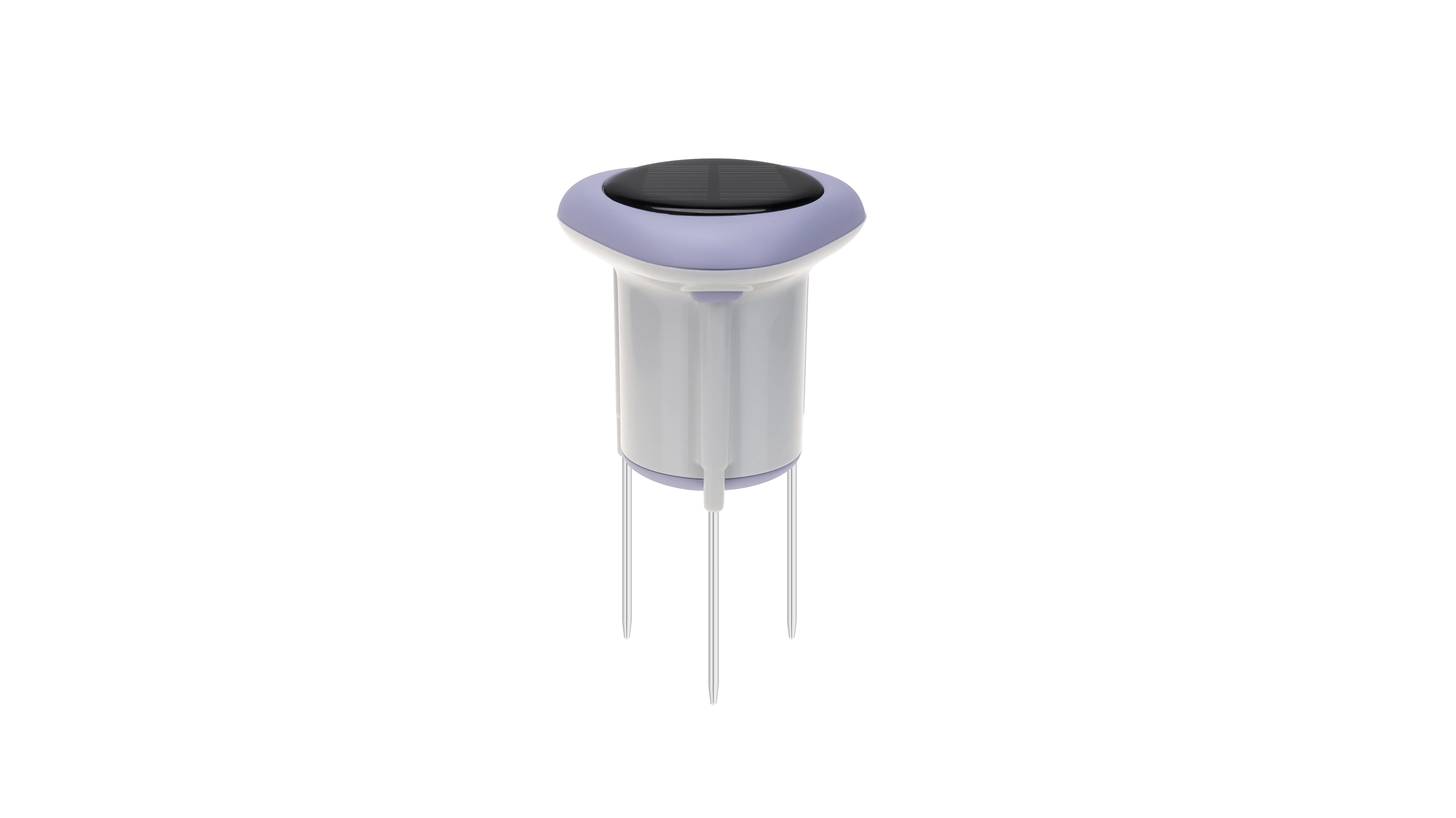 Zigbee New Soil Temperature And Humidity Sensor With Solar Panel To Detect Soil Fertility Essential Garden