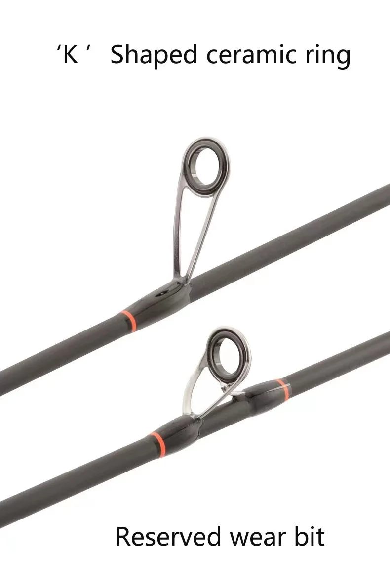 NEWRGY New Fishing Rod 2 Sections Lightweight Powerful carbon Baitcasting Rod bait Saltwater  Spinning Rod