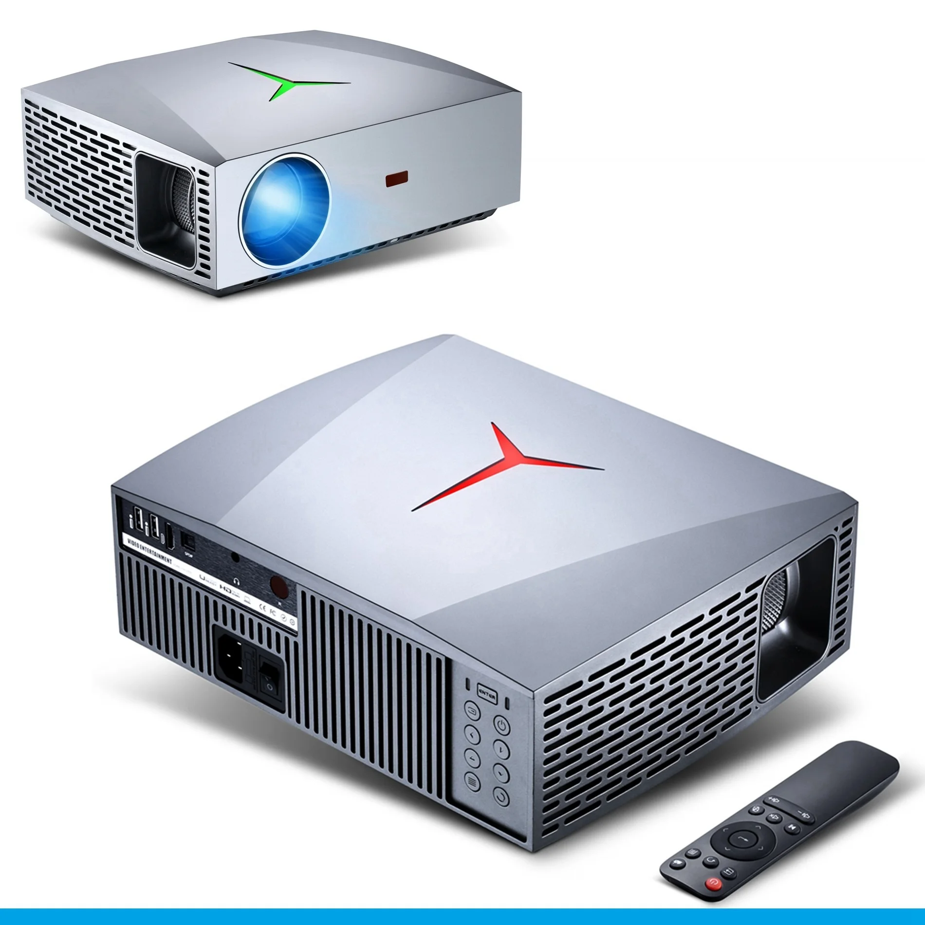 1080P HD F40 видео 4200 люмен подключение смартфона поддержка открытый портативный проектор