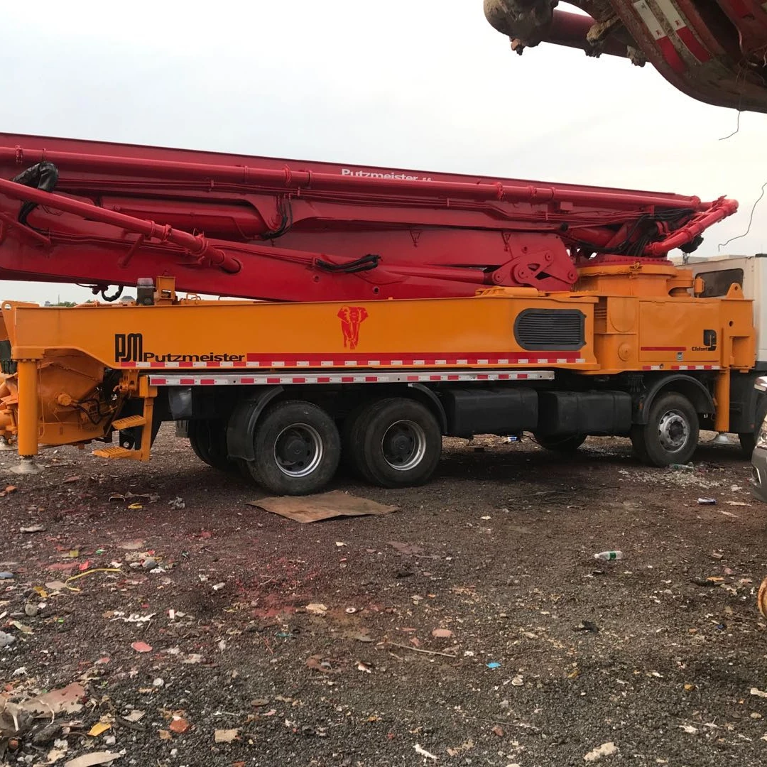 56m 56meters 56meter 56 meter PUTZMEISTER used pump truck PM elefant concrete pump truck ISUZU chassis